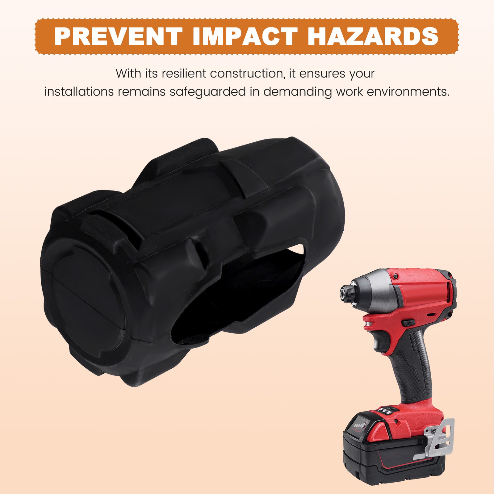 APL Manicotto di protezione in gomma Fuel per avvitatore a percussione con coppia media 497219