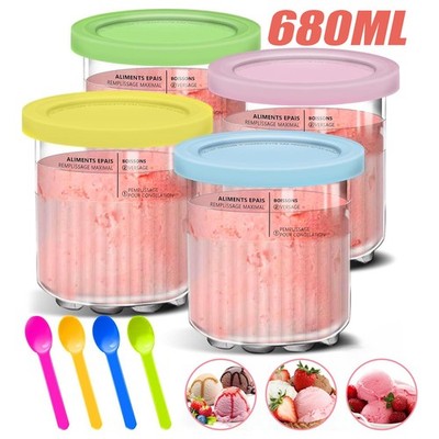 CREAMI Deluxe Behälter/Becher für Ninja NC501EU/NC500, 4 Stück Creami,680ml
