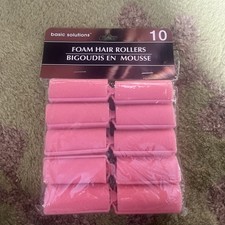 Foam hair rollers 10 new in package