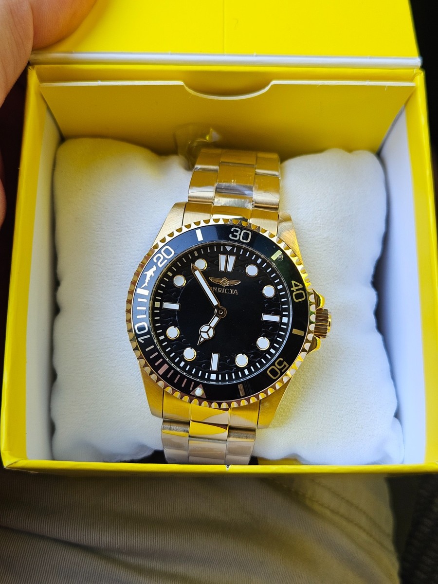 New in box Invicta ProDiver Seconds Hand Date Trinite Quartz Watch