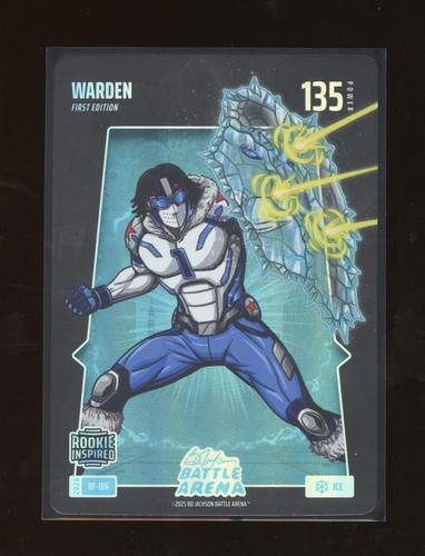 2026 Bo Jackson Battle Arena `WARDEN` CAM WARD Ice Battlefoil BF-186 Rookie