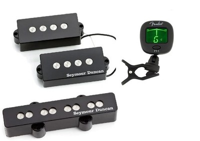 Seymour Duncan SPB-3 & SJB-3 PJ Set Quarter Pound For P and Jazz Bass (Tuner)