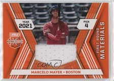 2021 Elite Extra Edition First Round Materials Orange 140/199 Marcelo Mayer 3l1