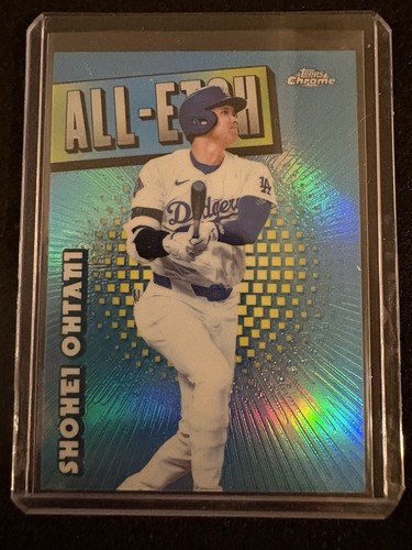 2025 Topps Chrome SHOHEI OHTANI All-Etch BLUE REFRACTOR Color Match Dodgers