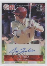 2021 Leaf Pro Set Metal 1991 Base Red Crystals Sal Frelick #PS1-SF1 Auto 0ey7