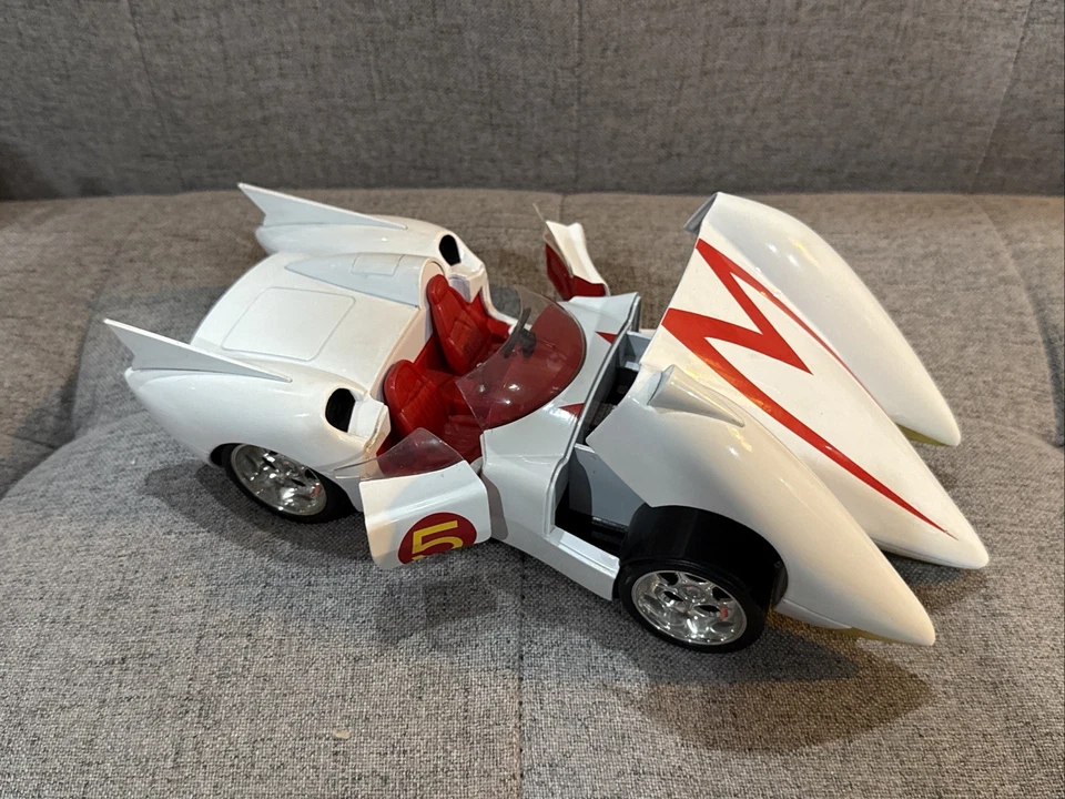 Jada Toys Speed Racer Mach 5 Diecast Metal Car Model Scale 1:18 2008 - Image 2 of 4