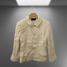 COMME des GARCONS tweed tailored jacket beige Woman's Ladies outer authentic