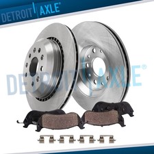 13.78" Rear Disc Brake Rotors Ceramic Brake Pads Kit for Jeep Gladiator Wrangler
