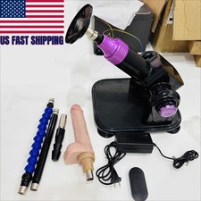 Thrusting Sex Machine Fucking-Love-Masturbator W/ 3XLR Attachments Women Sex Toy
