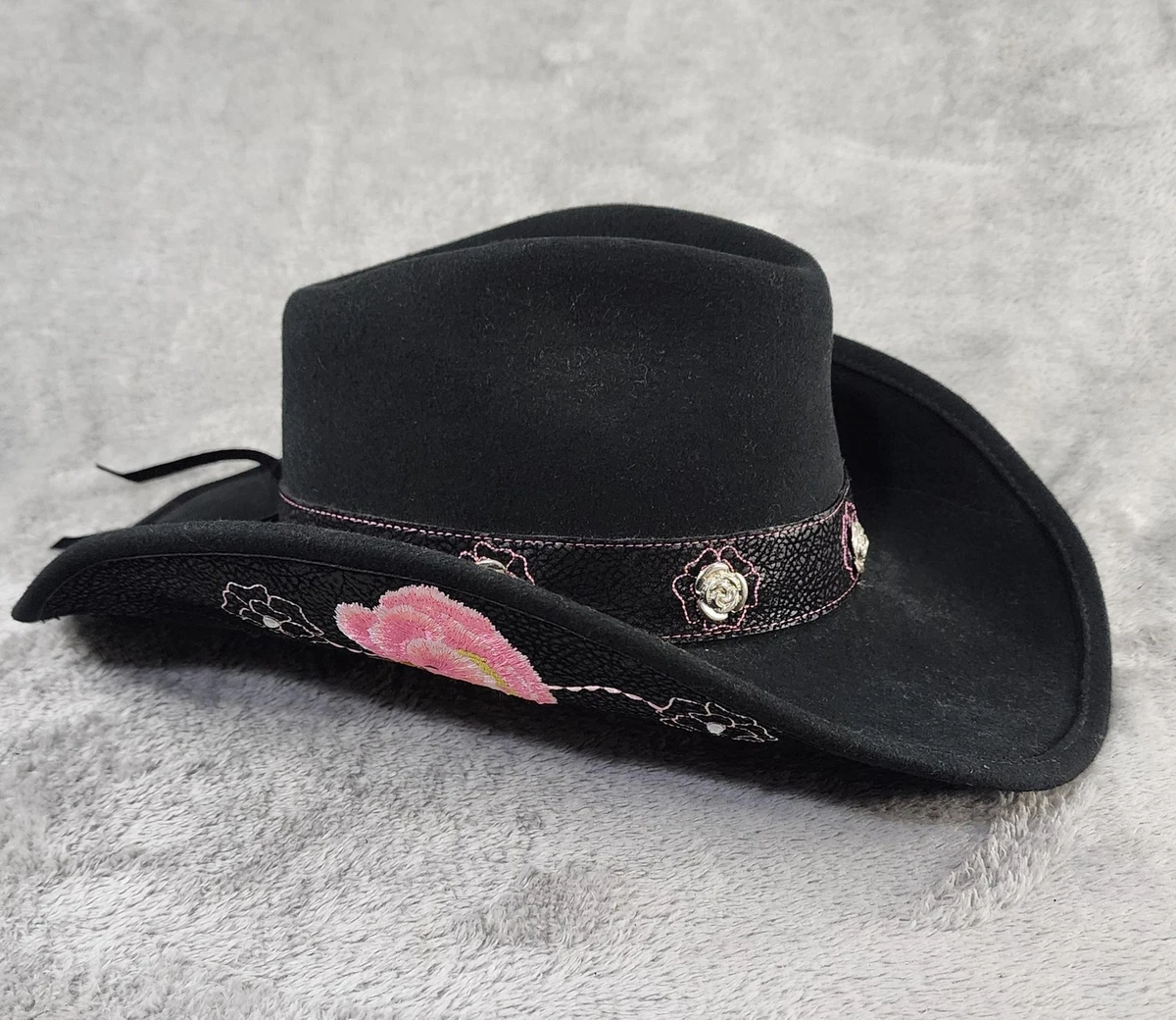Felt Cowgirl Black Hats for Women for sale | eBay