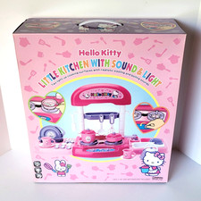 Hello Kitty Little Kitchen With Sound  Light, Retired Set 2006, New In Open Box