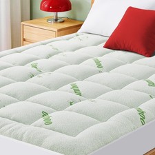 Mattress Pad Full Size Cooling Pillow Top Mattress Topper Ultra Soft Viscose