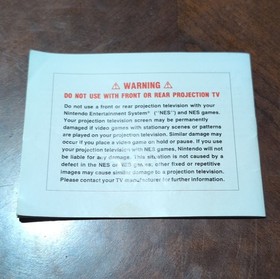 Incomplete Super Mario Bros. 3 Original Manual English NES