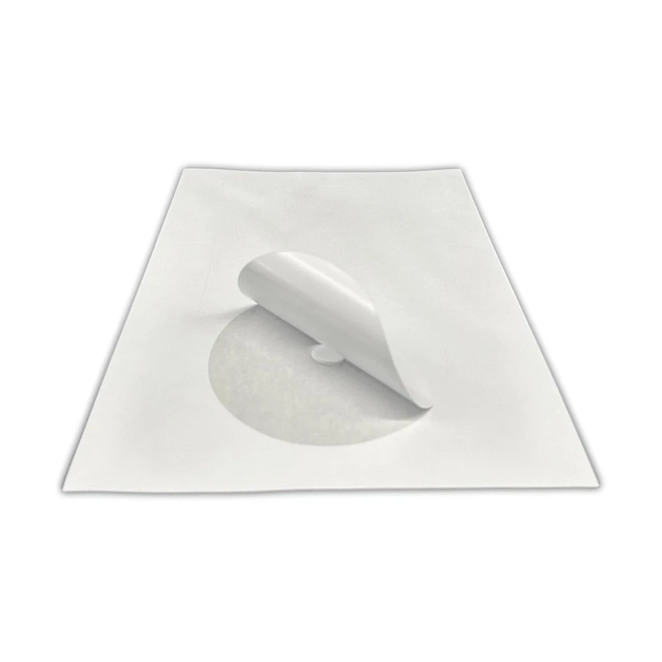 Étiquettes CD DVD adhésives 117 mm 200 pièces papier blanc - Photo 3/4