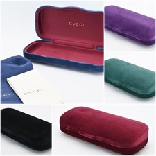 GUCCI Brillenetui Samt Luxus Elegant Small Satinbeutel Full Set Multicolor