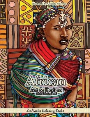 Zenmaster Coloring Books African Art and Designs (Taschenbuch)