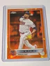 2022 Topps Chrome Update Sapphire Jorge Alcala Refractor Orange #/25 Twins