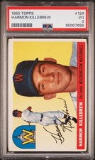 1955 Topps 124 Harmon Killebrew RC PSA 3 95007898