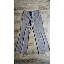 New York  Company Stretch Pants Womens Sz M Grey Faux Pockets Pull On