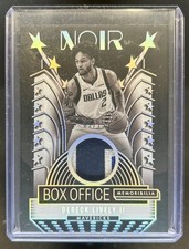 2024-25 Panini Noir Dereck Lively II Box Office Memorabilia #/15 Mavericks