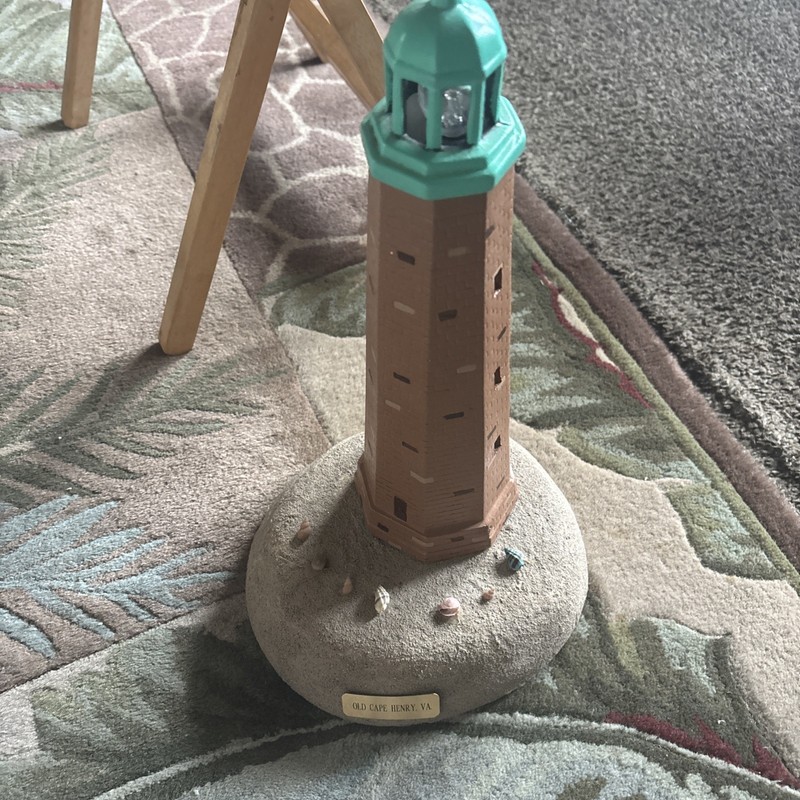 Old Cape Henry VA Lighthouse Figurine