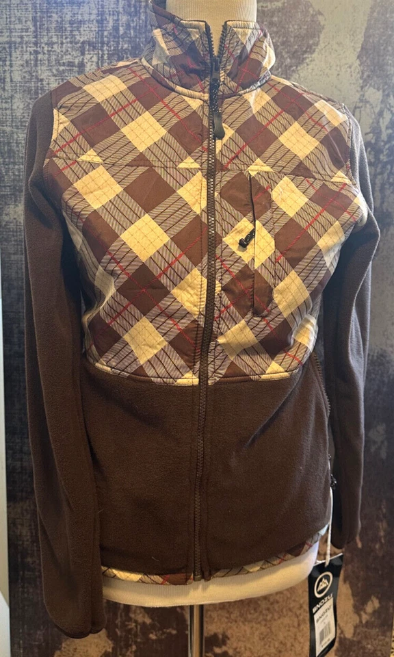 Jaqueta SNOZU Feminina Performance Zíper Completo Nova/etiquetas Tamanho M Varejo $110 - Imagem 2 de 4