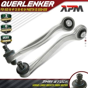4x QUERLENKER VORDERACHSE LINKS/RECHTS Für PORSCHE CAYENNE 9PA VW