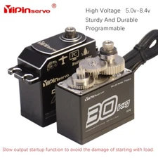 30kg Brushless 8.4v High Speed Metal Gear Digital Servo for 1/10 RC Car Hobby