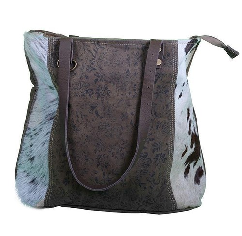 Cowhide Floral Tote Hand BagÂ Shoulder Messenger School Business Women Men | Emventure Living Australia Online