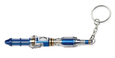12th Dr Doctor Who Sonic Screwdriver Zip Clip LED Torch 8cm Key