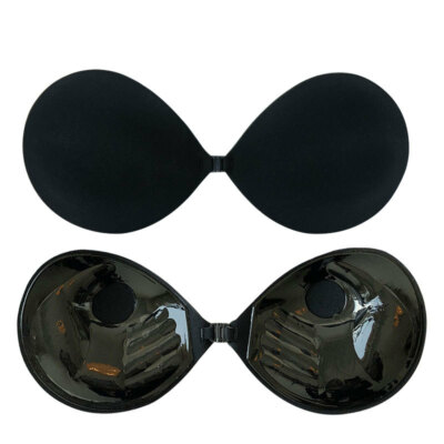 Push Up Thick Cup Self-Adhesive Strapless Bra Invisible Nipple Cover Pads Bras