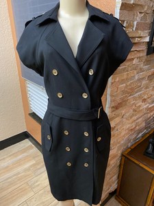 calvin klein military coat dress