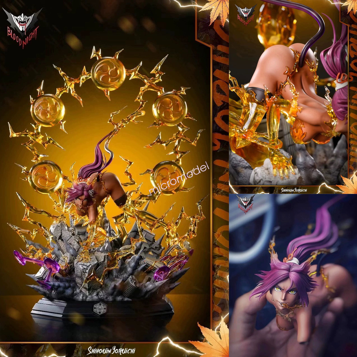 Blood Night Studio 1/6 Shihouin Yoruichi Statue Figure Resin Model