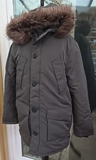 NEW Superdry Everest Hooded Parka Coat Surplus Goods Olive Mens Size XL RRP £145