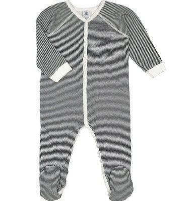 black and white sleepsuit