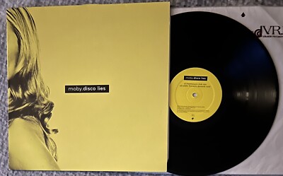 Disco Lies MobyRARE 2008 EU Import Progressive Tech House 12'' Single~1A/1E LP NM