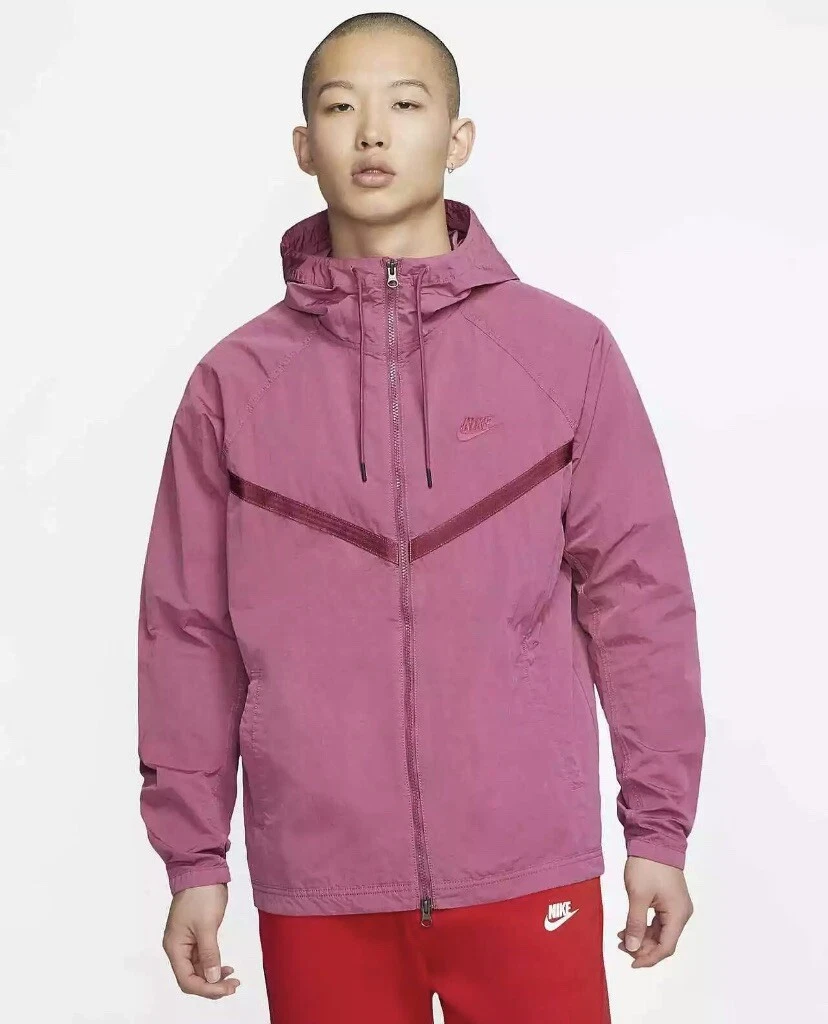 NEW Men XLT Nike Windrunner Jacket Winterized Full Zip Mulberry Rose  CJ4299-528 | eBay