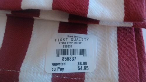 Lenox ~ Stars Stripes Jacquard Napkins 20" x 20" - Set of 4 ~ NEW FREE SHIPPING - Picture 2 of 2