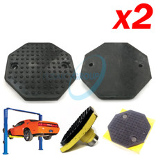 2 TAMPONI IN GOMMA PONTE SOLLEVATORE AUTO A COLONNA BLOCCO HANMECSON DIRECT LIFT