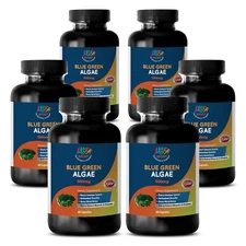 Blue Green Algae 500mg 360 Capsules From Klamath Lake (6 Bottles)