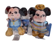 Disney World 50th Anniversary Wishables Mickey Mouse  Minnie Plush Set - NEW