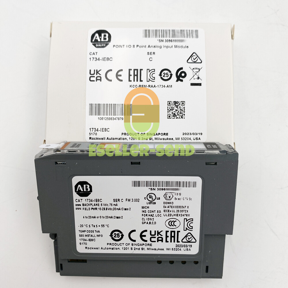 New Factory Sealed 1734-IE8C AB POINT I/O 8 Point Analog Input Module TX STOCK