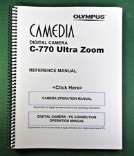 Olympus C-770 Ultra Zoom Instruction Manual: 266 Pages  Protective Covers 