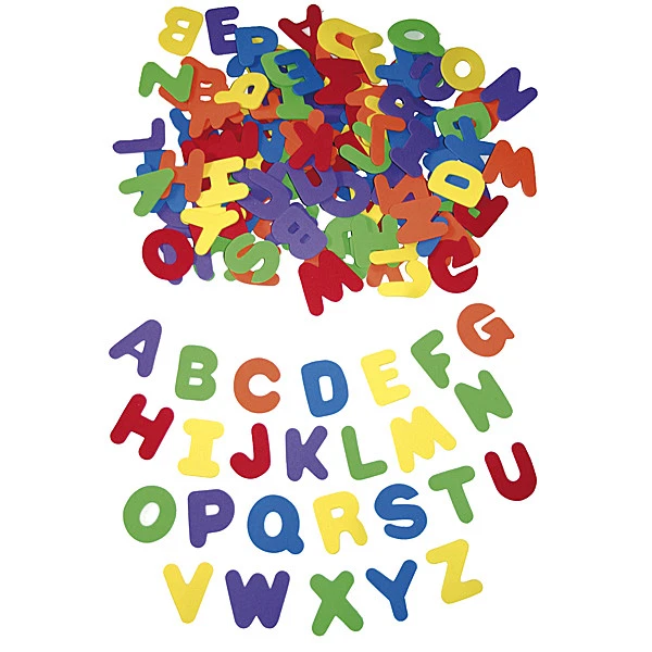 Moosgummibuchstaben 130 Stück Basteln Schultüte Namensschilder Lesen Buchstaben