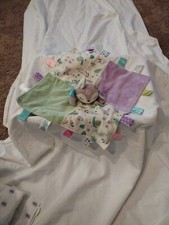TaGgies Mary Meyer Baby Signature Collection Lovey Plush Security Blanket. D