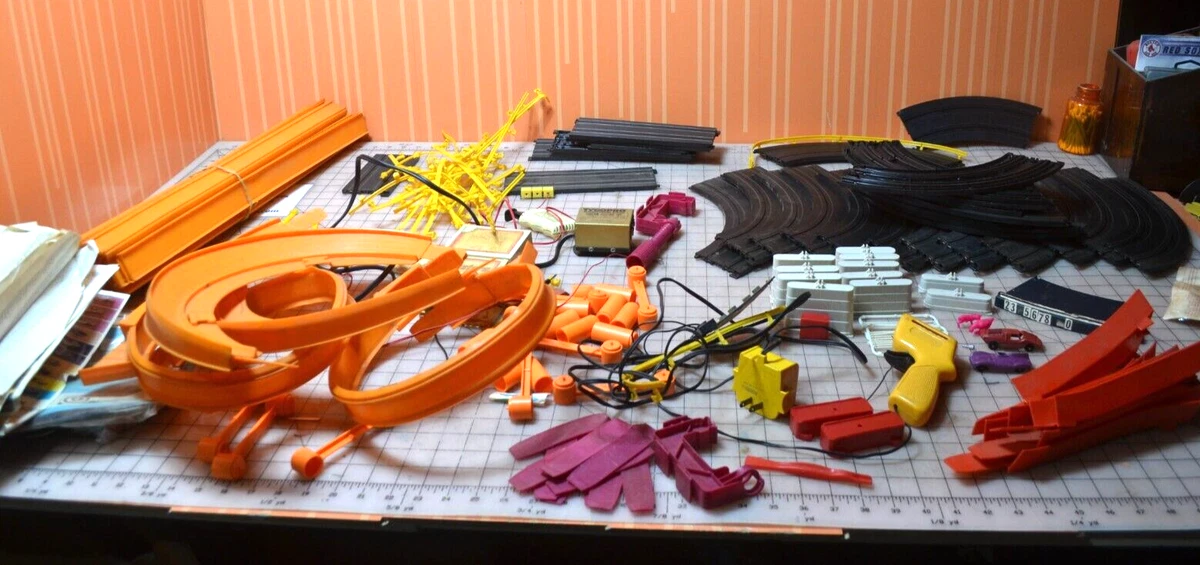 Vintage Mattel Hot Wheels Track Lot Various Pieces Massive collection Buy all or