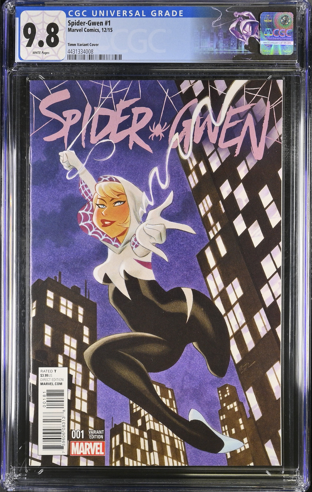 Spider-Gwen: Gwenverse #1 (ComicsPRO Edition) Value - GoCollect