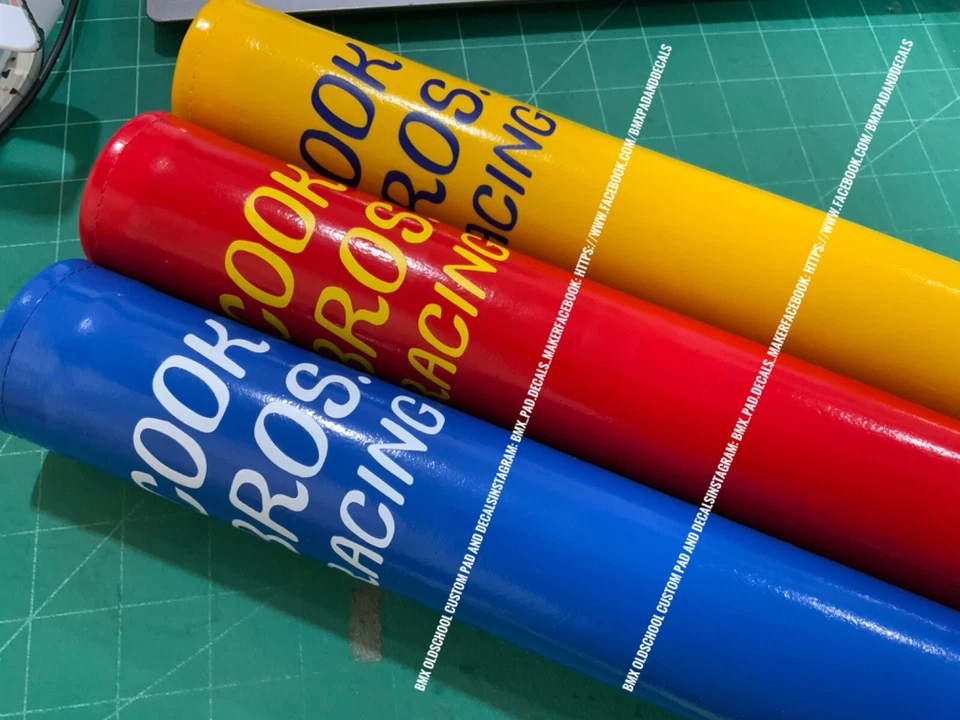 Juego de almohadillas Cook Bros Racing BMX oldschool Foto 4 de 4