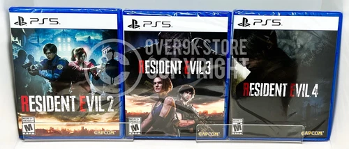 Resident Evil 2 + 3 + 4 Remake - PS5 - Brand New | Factory Sealed