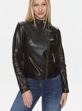 GIUBBINO GIACCA DONNA GUESS HARLEY W4RL20K8S30 ECO PELLE JTMU ORIGINALE PE 2024